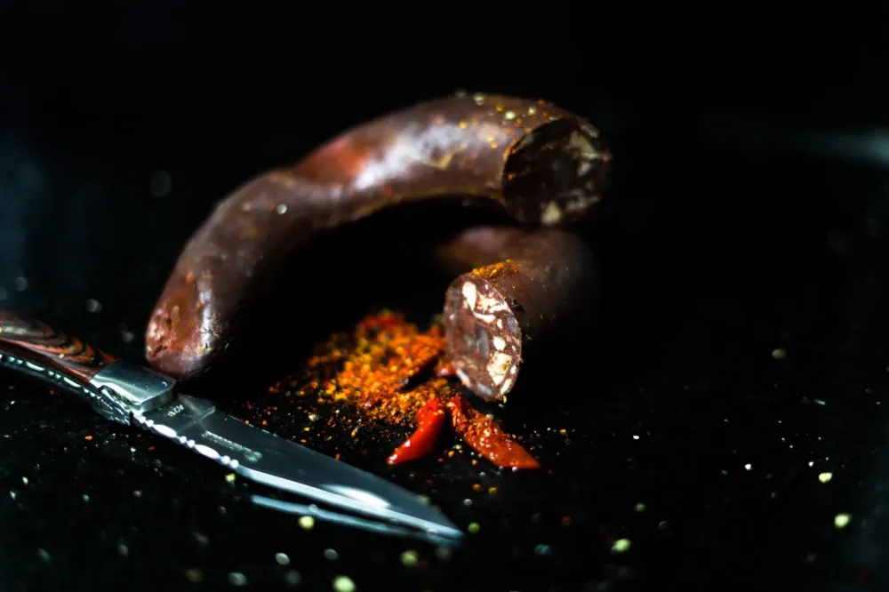 Boudin piment fort